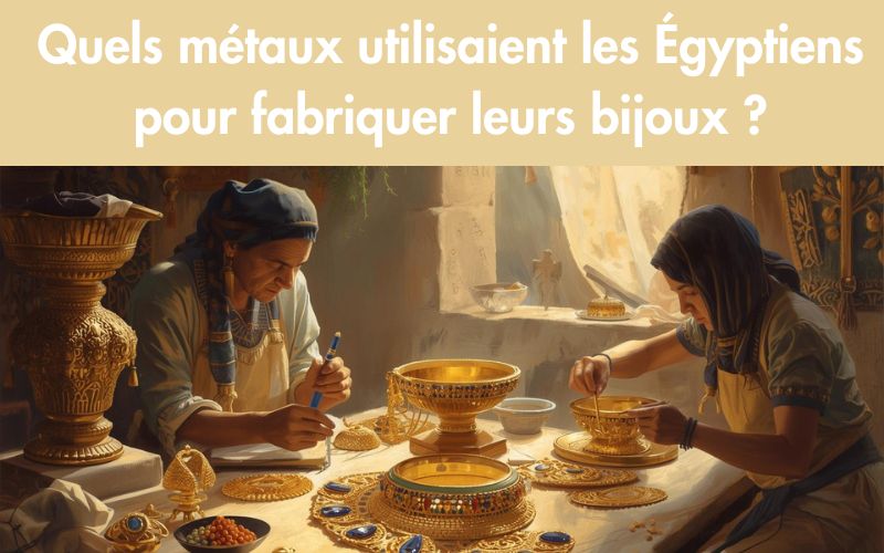 Quels métaux utilisaient les Égyptiens pour fabriquer leurs bijoux ?