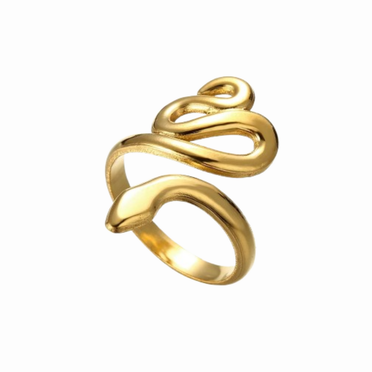 Bague Femme Serpent - Or / Réglable
