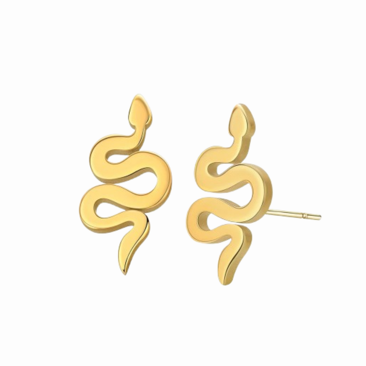 Boucles D’Oreilles Egypte Antique Serpent - Vendu par paire