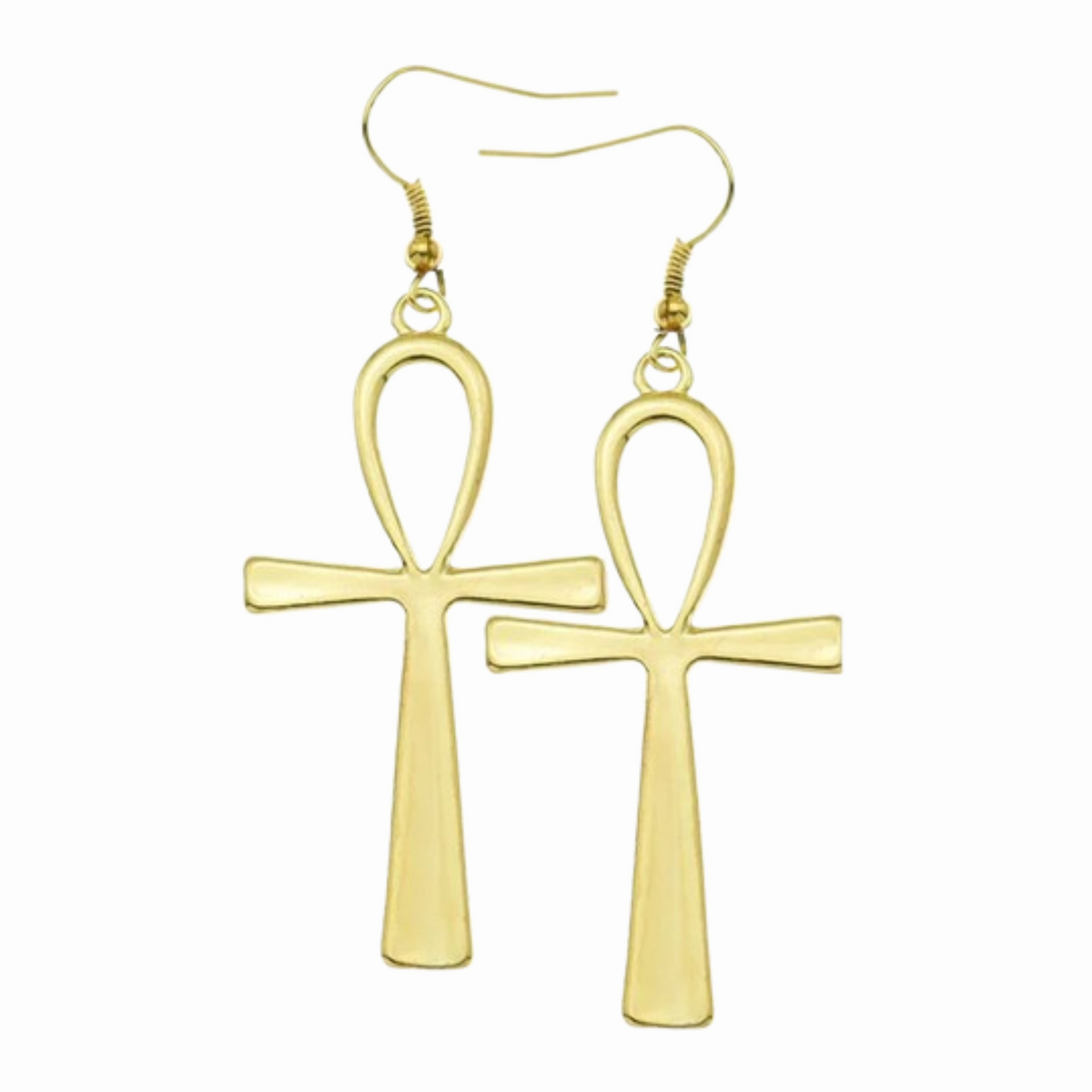 Boucles D’Oreilles Femme Croix De Ankh - Vendu par paire