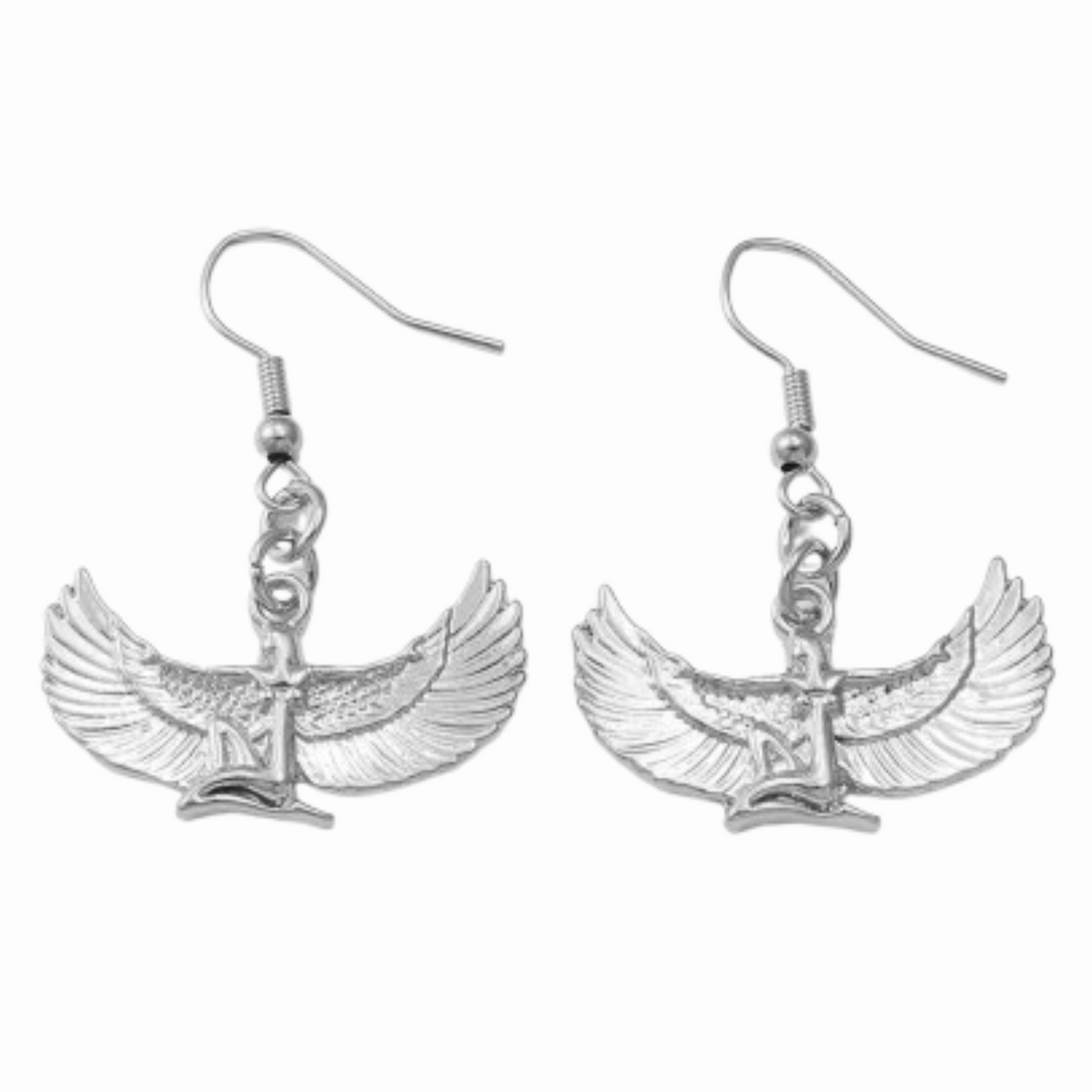 Boucles D’Oreilles Isis Egypte - Vendu par paire / Argent