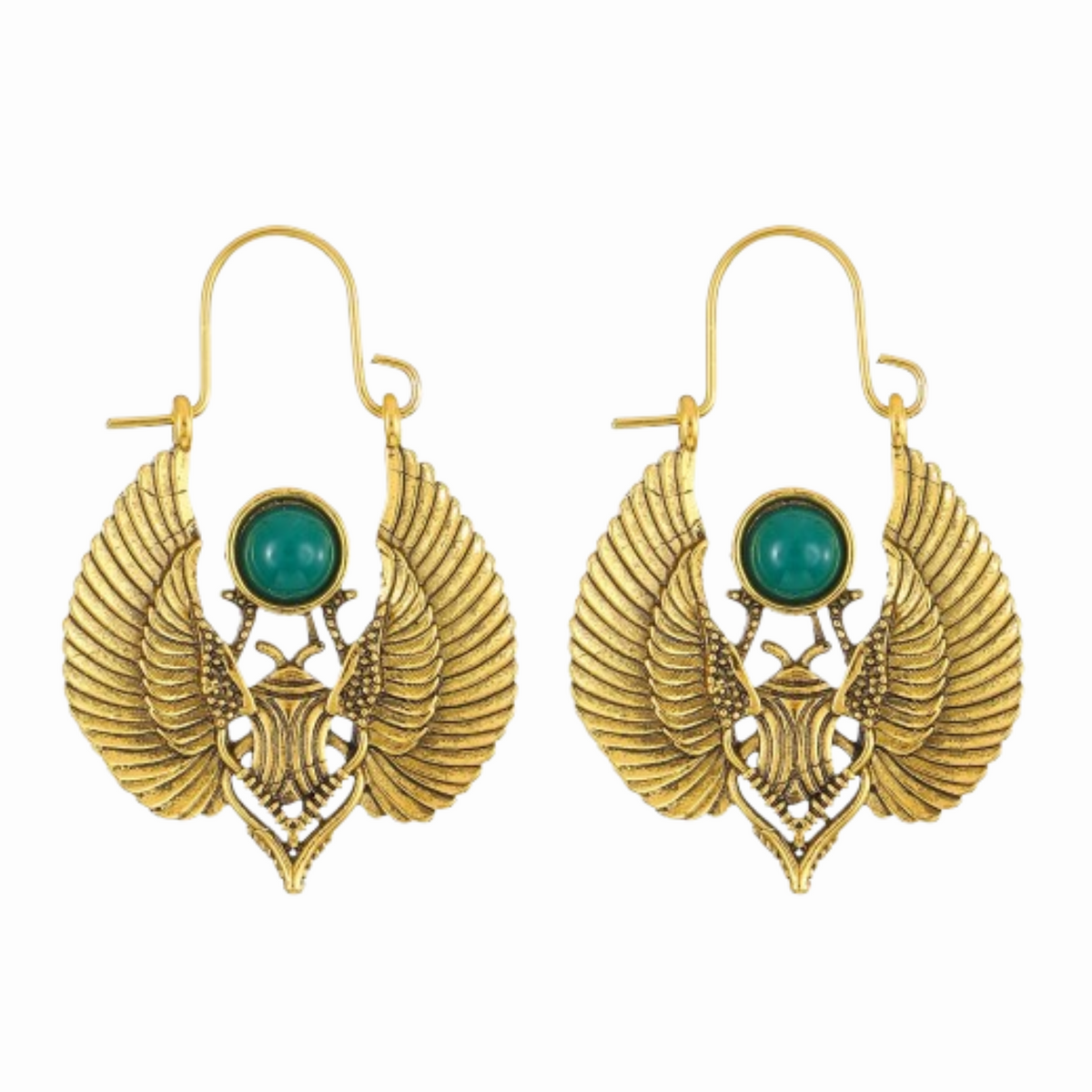 Boucles D’Oreilles Scarabée - Vendu par paire / Or