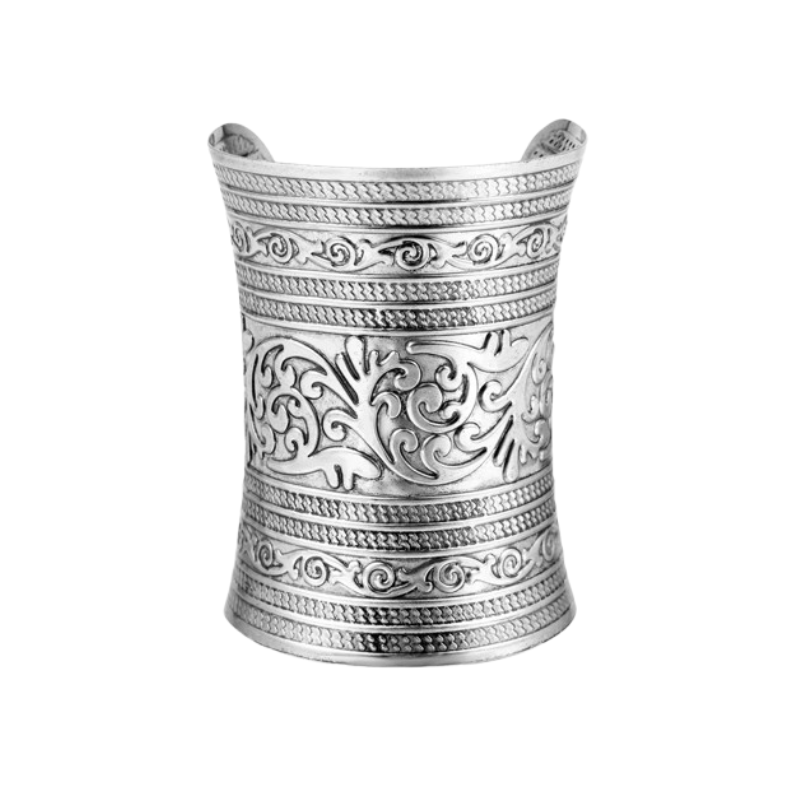 Bracelet Manchette Egyptienne - 7cm / Argent