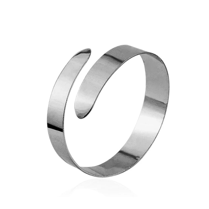 Bracelet Tour De Bras Ajustable Femme - 8.5cm / Argent