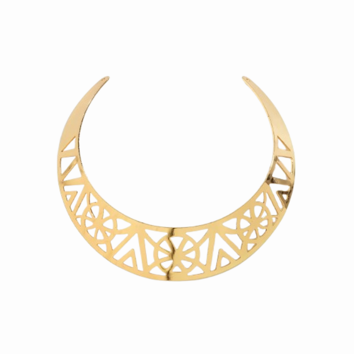 Collier Plastron Style Egyptien - Or / 15cm