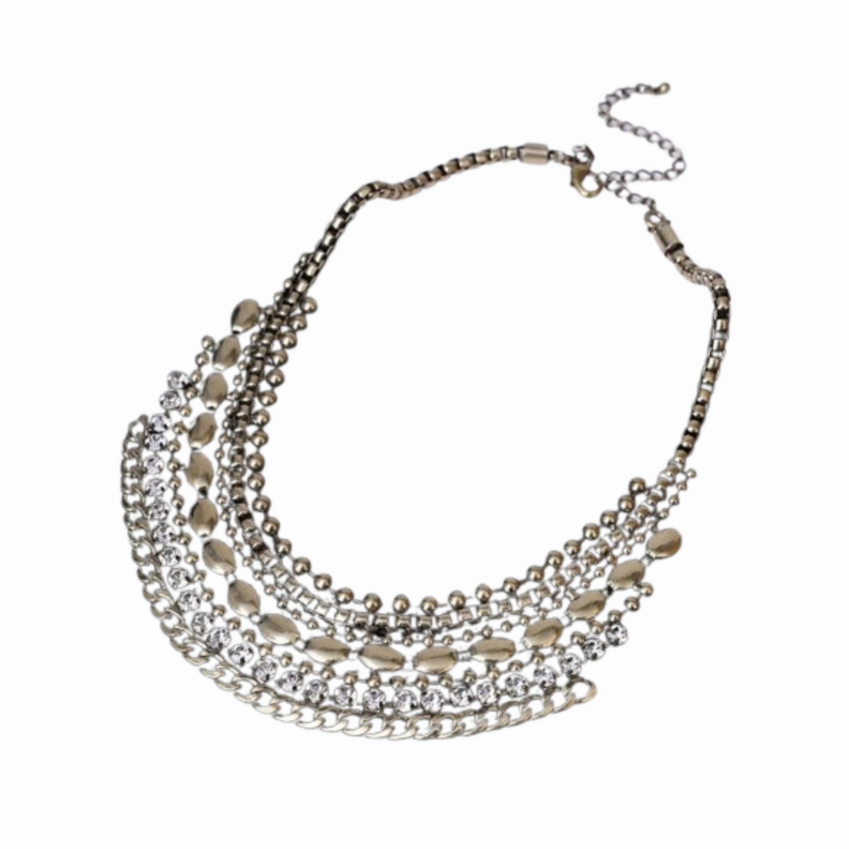 Plastron Femme - Argent et Or / 40cm