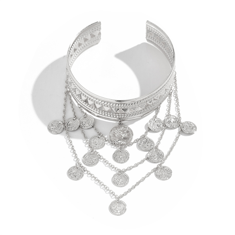 Tour De Bras Femme Egypte Antique - 8cm / Argent