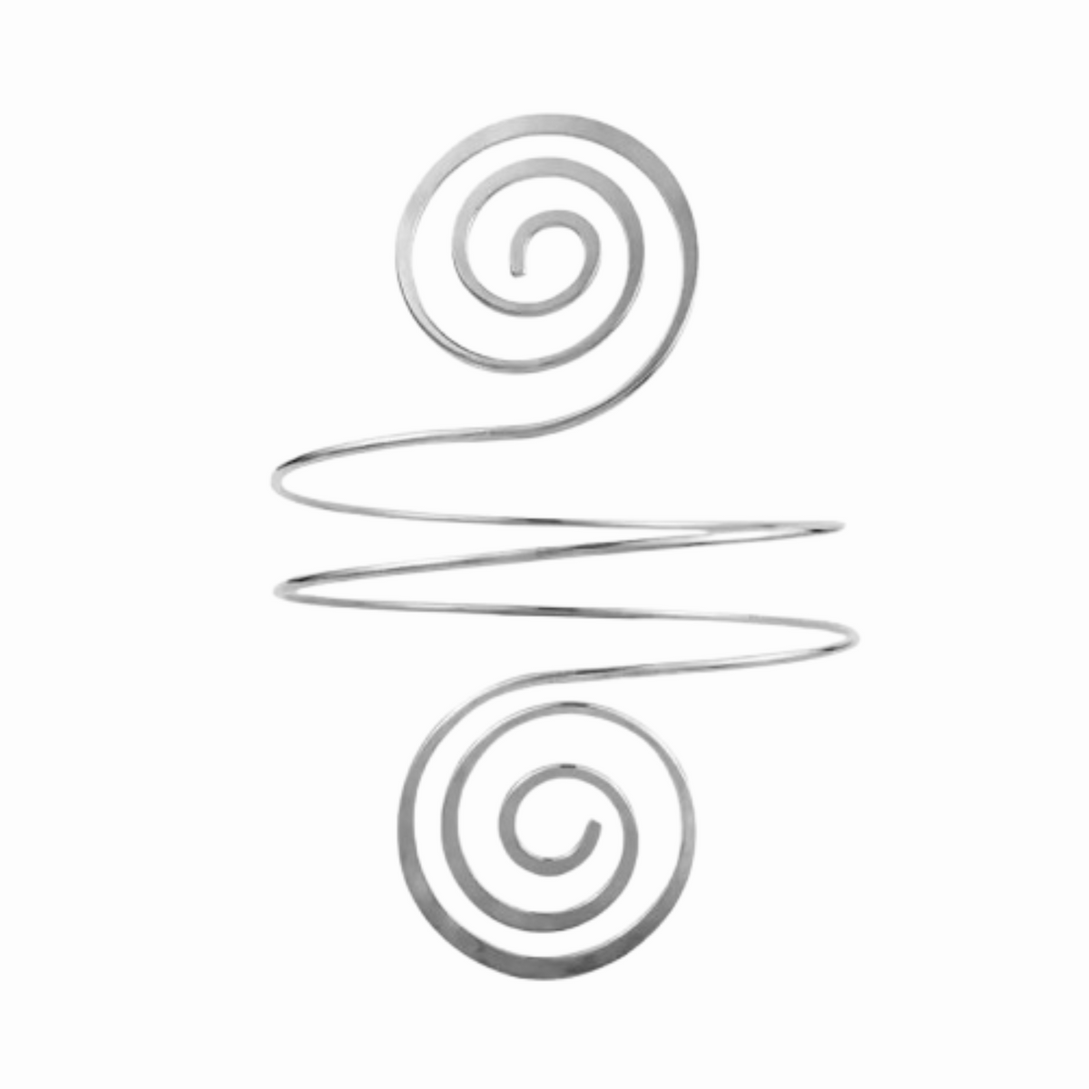 Tour De Bras Spirale - 8cm / Argent