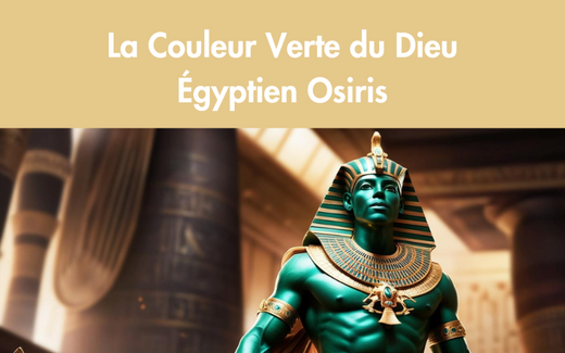 La Couleur Verte du Dieu Égyptien Osiris