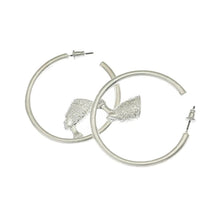 Boucle D’Oreille Néfertiti - Vendu par paire / Argent