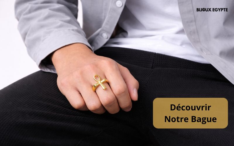 Bague Croix Ankh