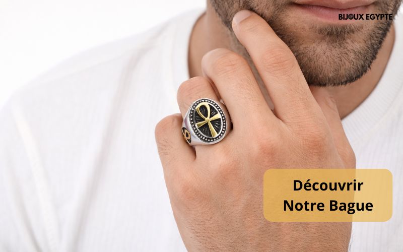 Bague Croix Egyptienne