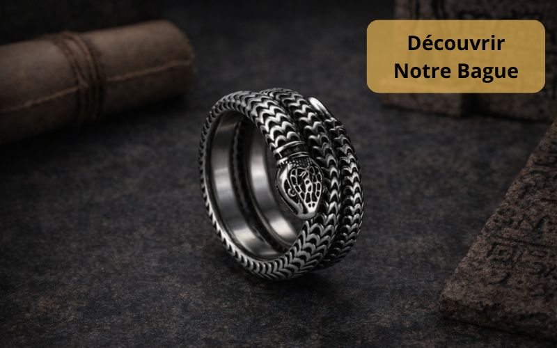 Bague Serpent Homme