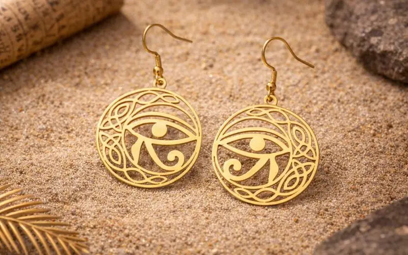 Boucles D'oreilles Femme Oeil D'HOrus
