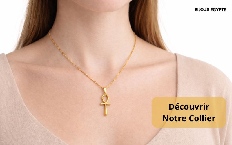 Collier Croix De Vie Egyptienne