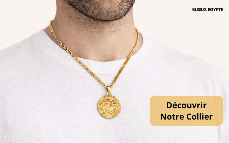 Collier Symbole Egyptien Oeil