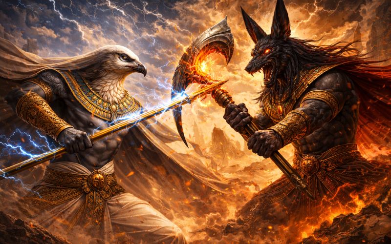 Combat Horus Et Seth
