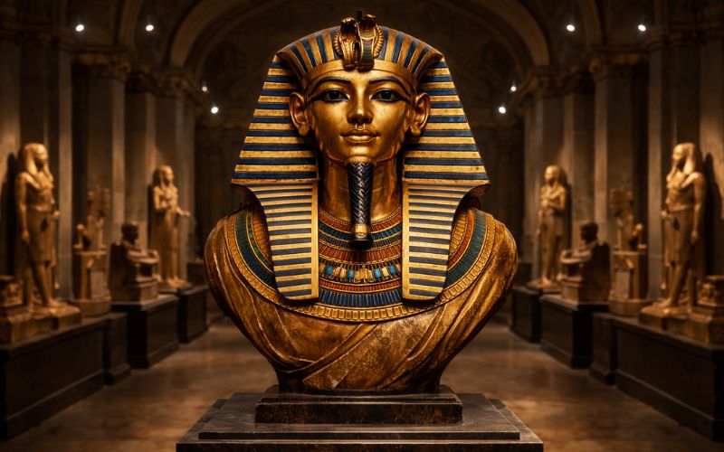 Masque En Or Massif Toutankhamon
