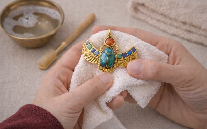 Nettoyage Bijou Egyptien Ancien