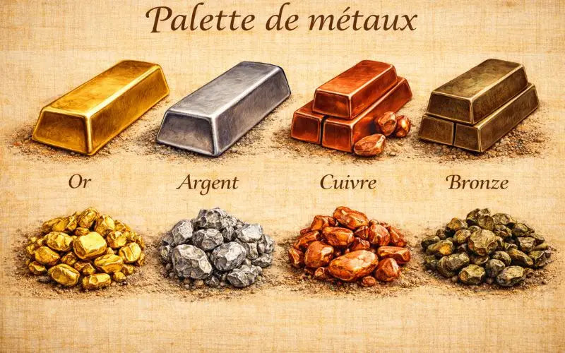 Palette Métaux