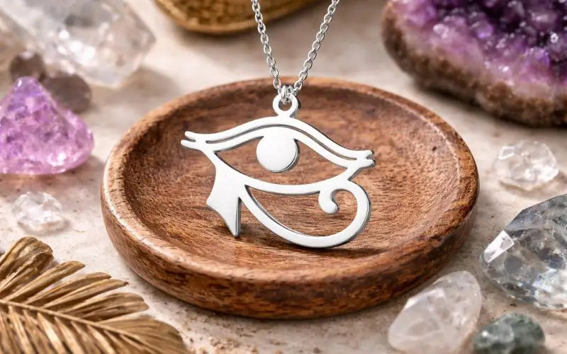 Pendentif Oeil d'Horus Couleur Argent