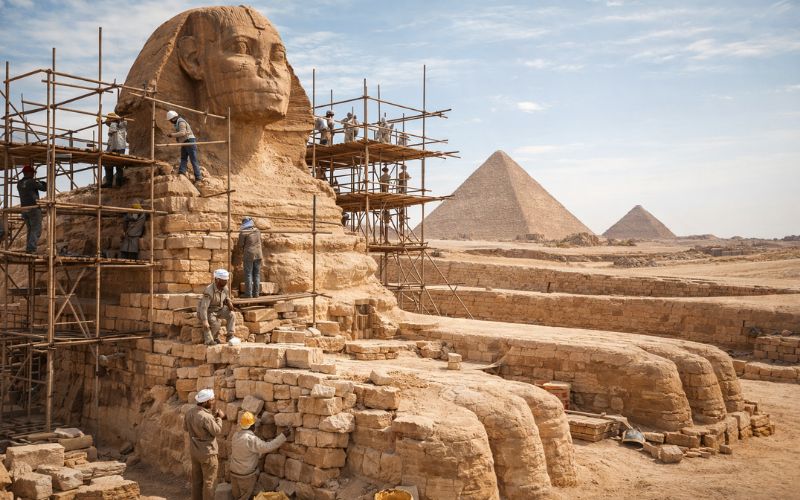 Restauration Du Sphinx