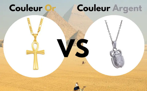 BIJOUX ÉGYPTIENS COULEUR OR VS COULEUR ARGENT : LE GRAND DÉBAT | Bijoux Egypte