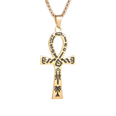 Amulette Bijou Ankh - 60cm / Or