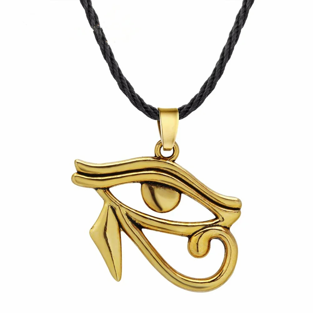 Amulette Collier Oeil D’Horus Argent - 60cm / Or