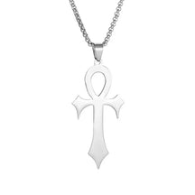 Amulette Croix De la Vie - 60cm / Argent