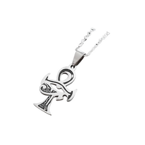 Amulette Croix De Vie Pendentif - 50cm / Argent