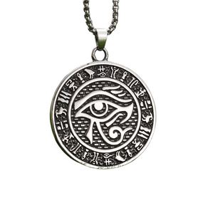 Amulette Oeil Bijoux - 60cm / Argent