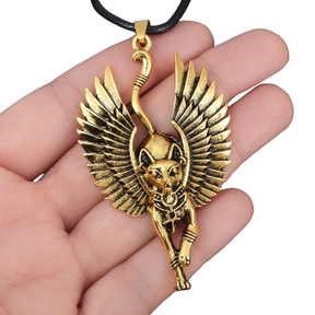 Amulette Pendentif Egyptien Chat