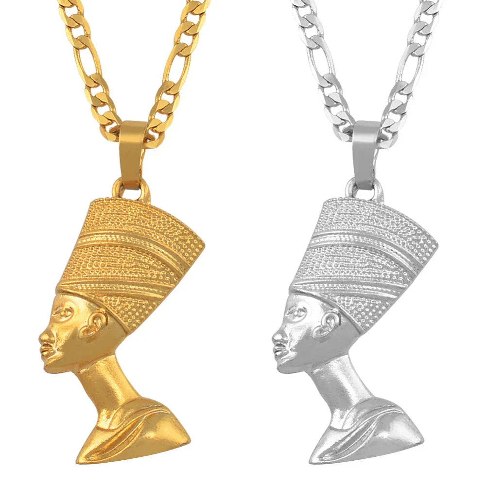 Amulette Pendentif Nefertiti Bijoux Egypte