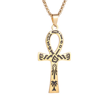 Amulette Symbole Croix De Vie - 60cm / Or