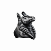 Bague Anubis - 8 / Argent