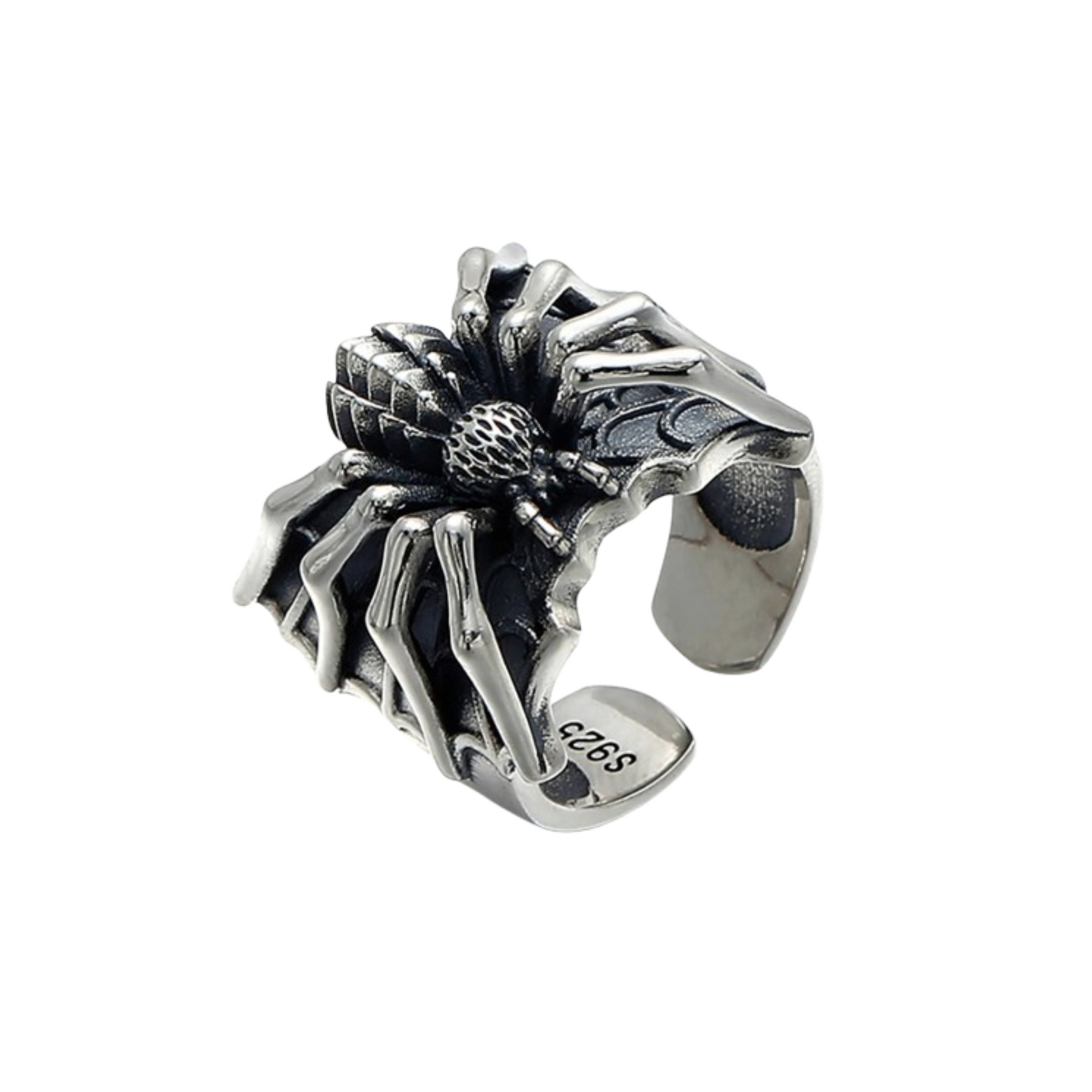 Bague Araignée - Réglable / Argent