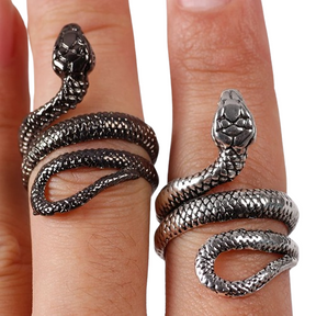 Bague Argent Serpent