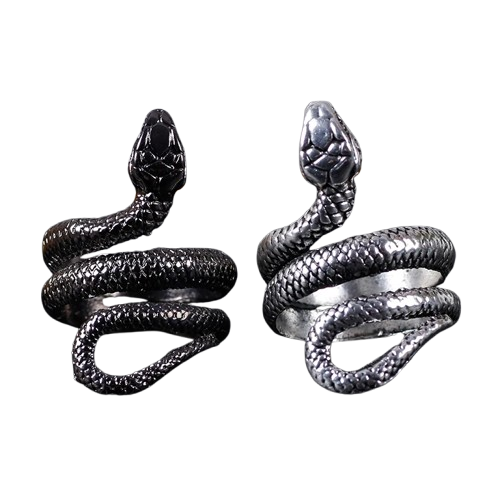 Bague Argent Serpent