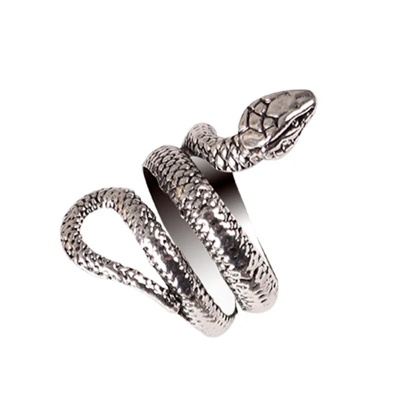 Bague Argent Serpent - Réglable / Argent