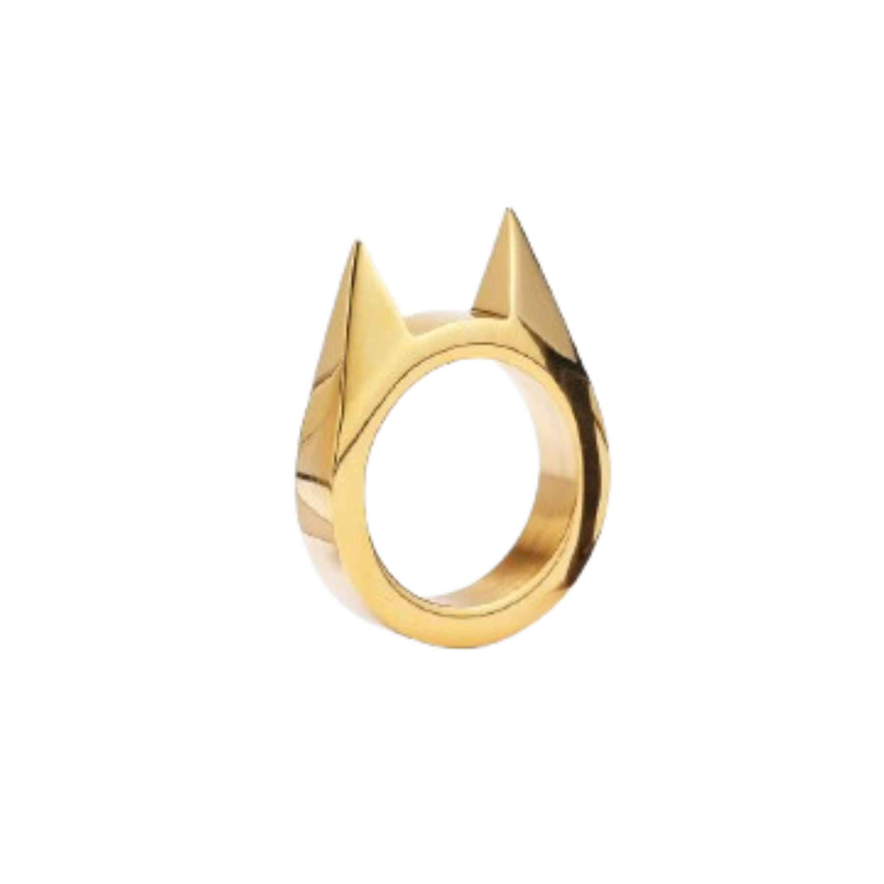 Bague Avec Chat Noir - Or / 7