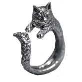 Bague Chaton - Réglable / Argent