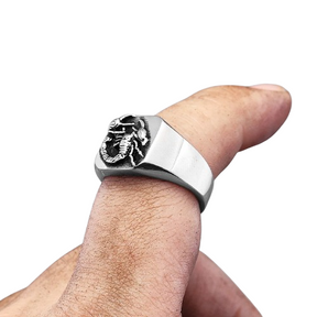 Bague Chevalière Scorpion