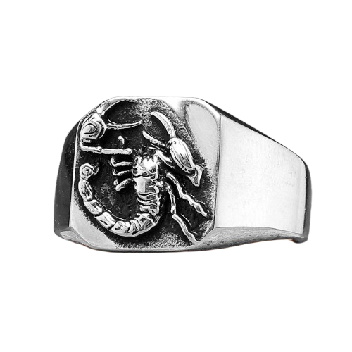 Bague Chevalière Scorpion