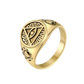 Bague De Protection Egyptienne - Or / 7