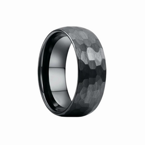 Bague Facette Pyramide - Noir / 6