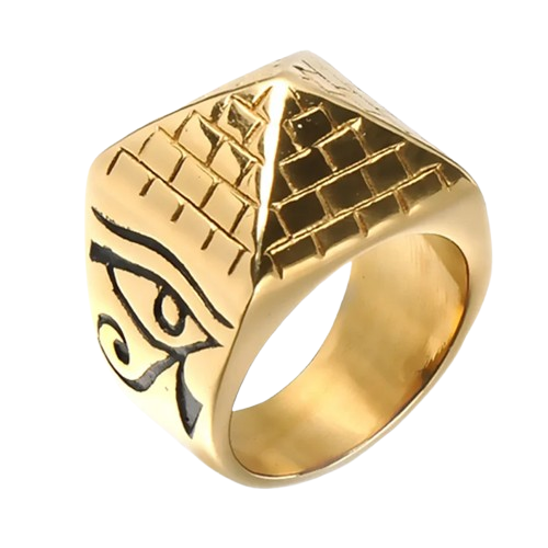 Bague Forme Pyramide - Or / 7