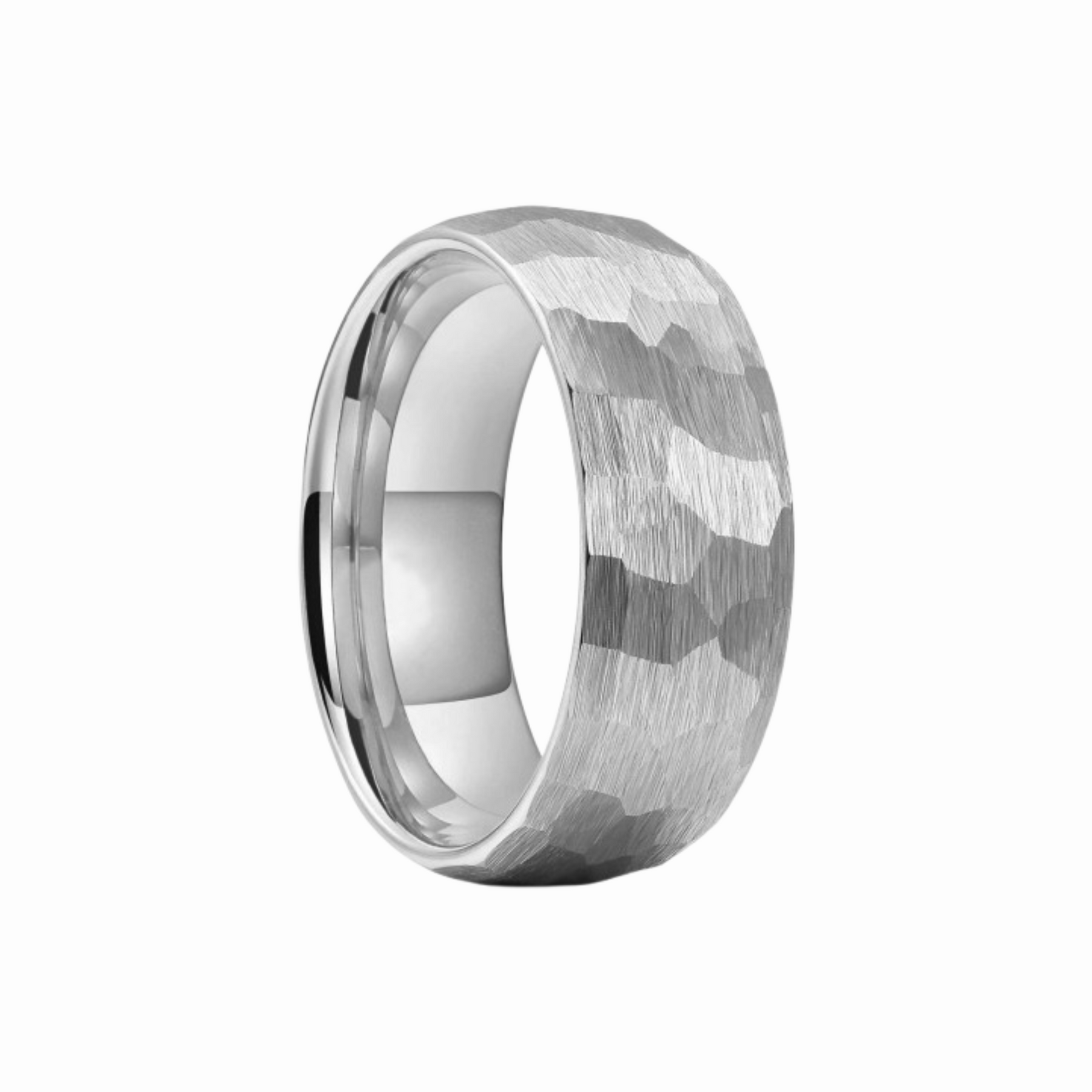 Bague Noir Homme - 6 / Argent