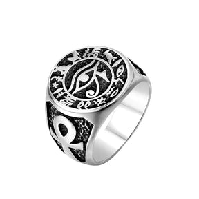 Bague Œil d’Horus - 7 / Argent