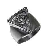 Bague Oeil Egyptien - 7 / Noir